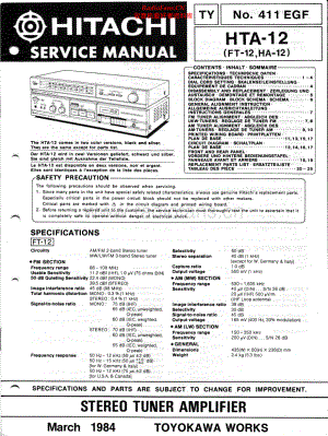 Hitachi-FTA12-tun-sm 维修电路原理图.pdf