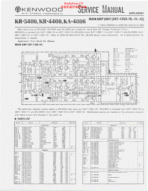 Kenwood-KR4400-rec-sup 维修电路原理图.pdf