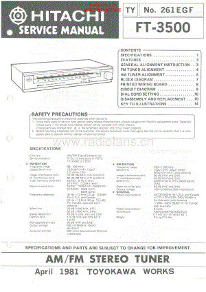 Hitachi-FT3500-tun-sm 维修电路原理图.pdf