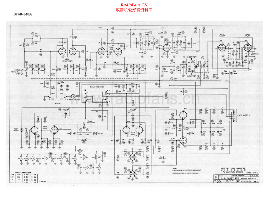 HHScott-340A-rec-sch 维修电路原理图.pdf_第2页