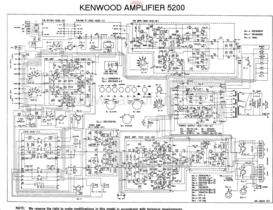 Kenwood-KR5200-rec-sch 维修电路原理图.pdf_第1页