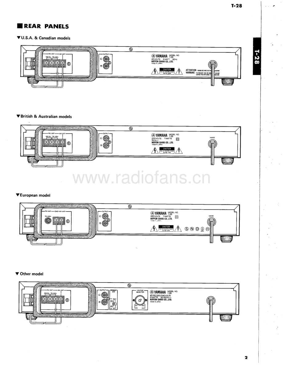 Yamaha-T28-tun-sm(1) 维修电路原理图.pdf_第3页