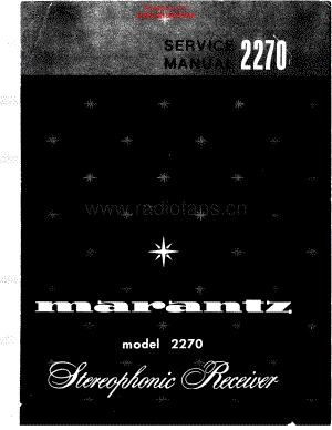 Marantz-2270-rec-sm 维修电路原理图.pdf