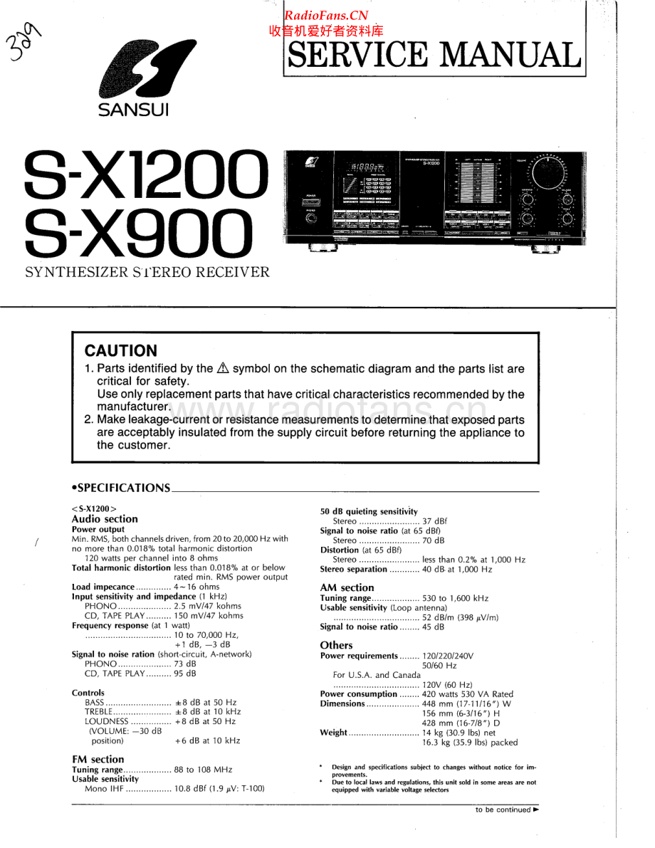 Sansui-SX900-rec-sm 维修电路原理图.pdf_第1页