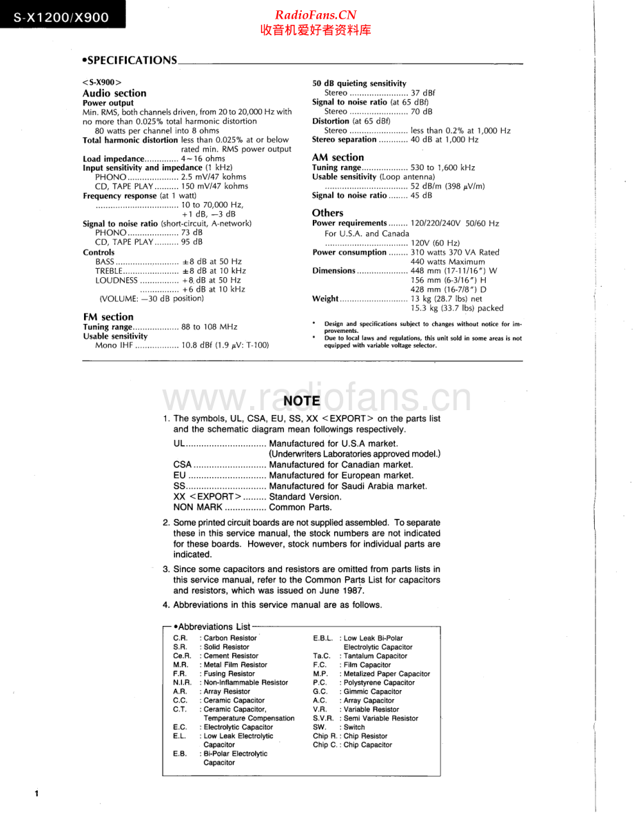 Sansui-SX900-rec-sm 维修电路原理图.pdf_第2页