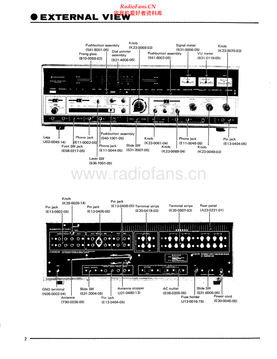 Kenwood-KR6170-rec-sm 维修电路原理图.pdf_第2页