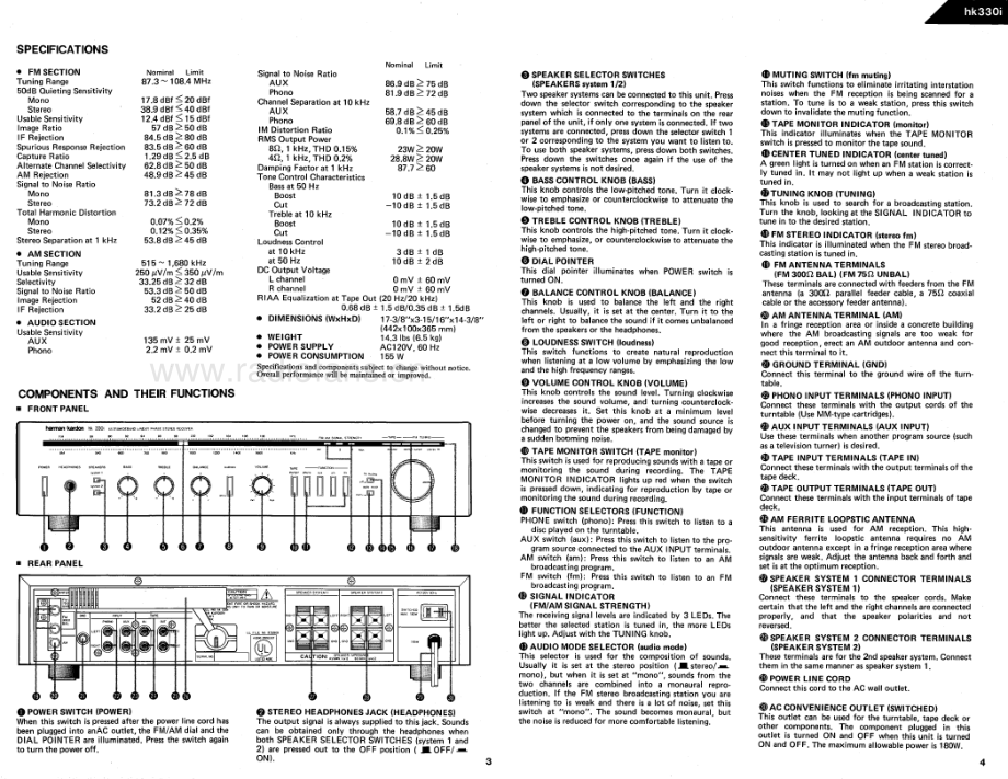 HarmanKardon-HK330I-rec-sm维修电路原理图.pdf_第3页