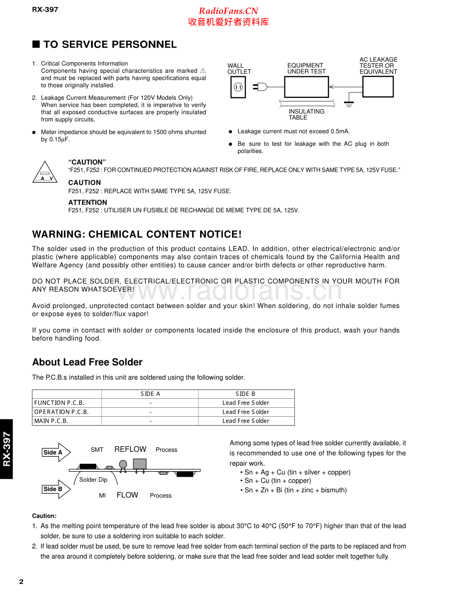 Yamaha-RX397-rec-sm(1) 维修电路原理图.pdf_第2页