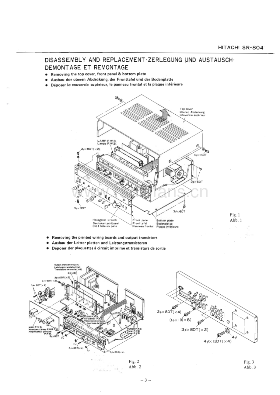 Hitachi-SR804-rec-sm 维修电路原理图.pdf_第3页