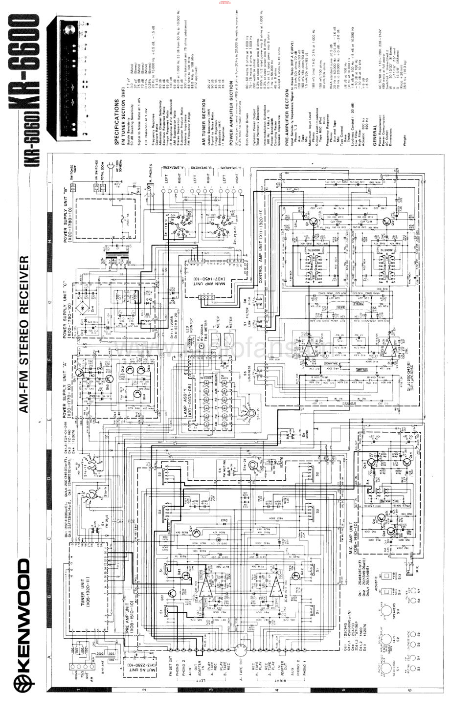 Kenwood-KR6060-rec-sch 维修电路原理图.pdf_第1页