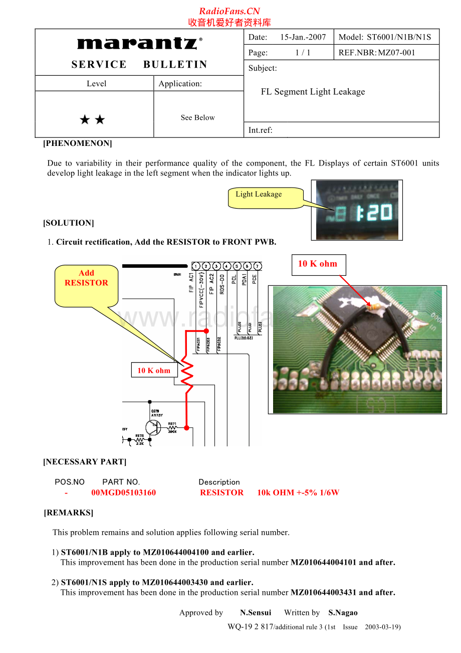 Marantz-ST6001-tun-sb 维修电路原理图.pdf_第1页