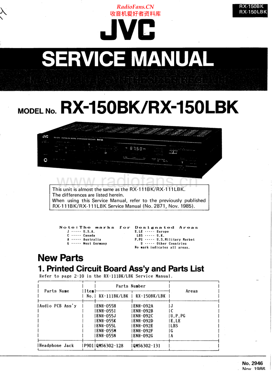 JVC-RX150BK-rec-sm 维修电路原理图.pdf_第1页