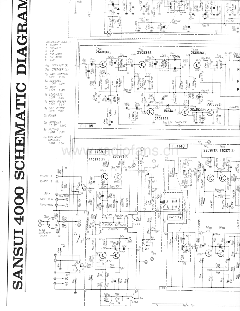 Sansui-4000-rec-sch 维修电路原理图.pdf_第3页