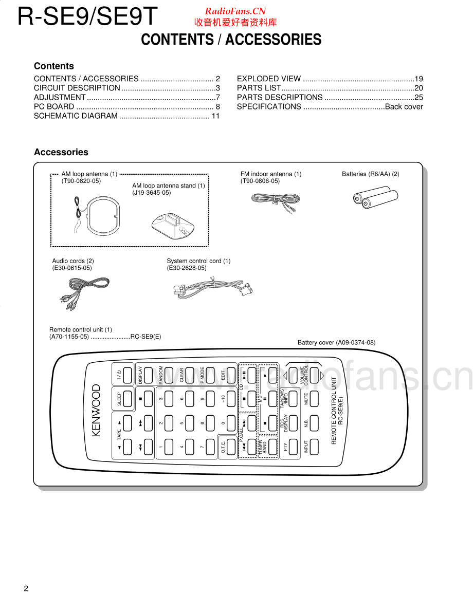 Kenwood-RSE9T-rec-sm 维修电路原理图.pdf_第2页