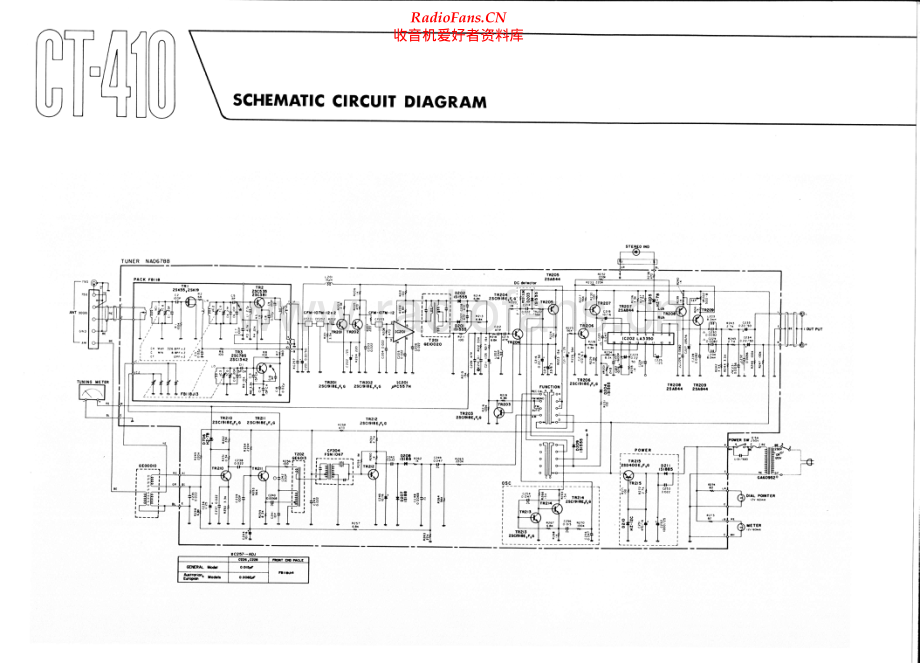 Yamaha-CT410-tun-sch 维修电路原理图.pdf_第1页