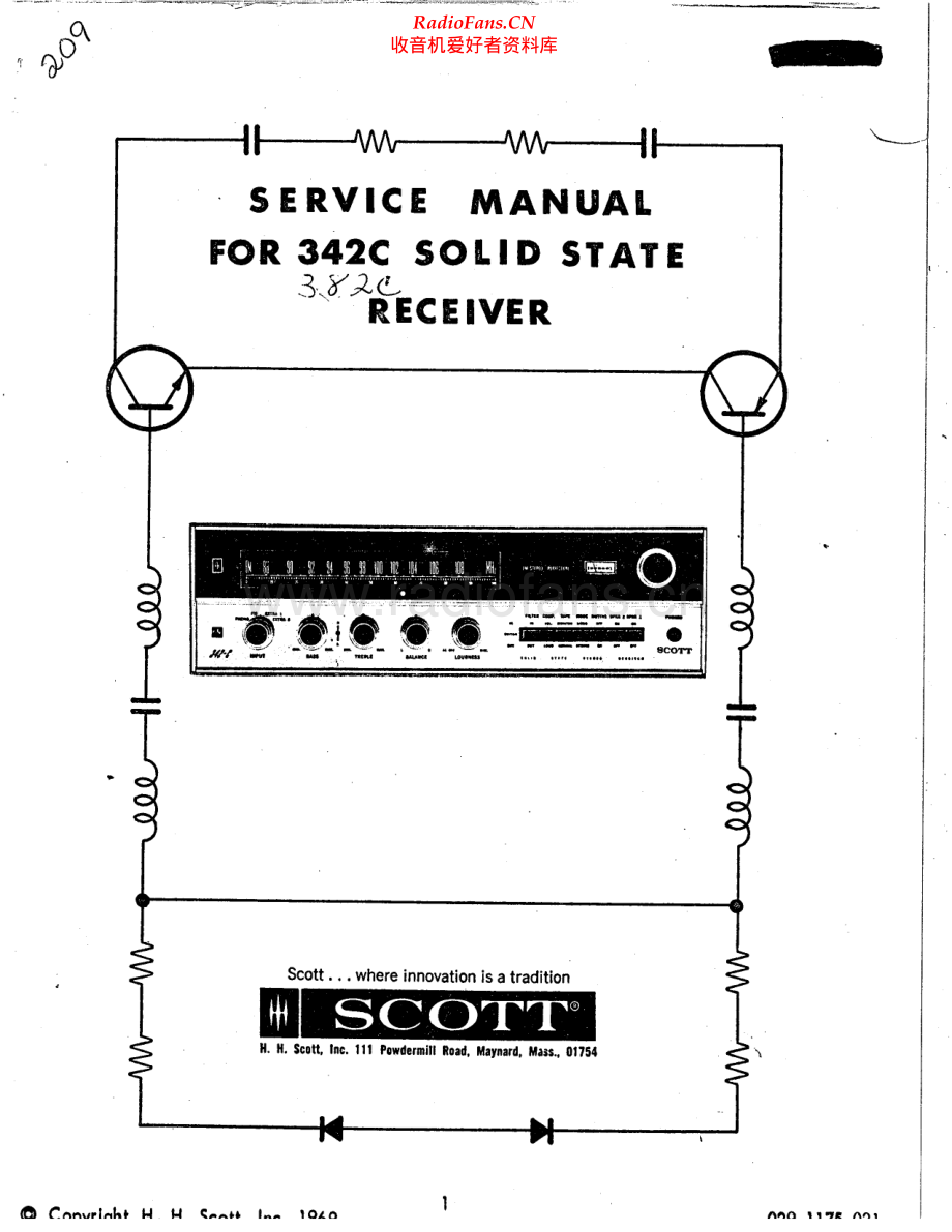 HHScott-342C-rec-sm 维修电路原理图.pdf_第1页