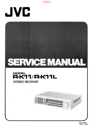 JVC-RK11-rec-sm 维修电路原理图.pdf