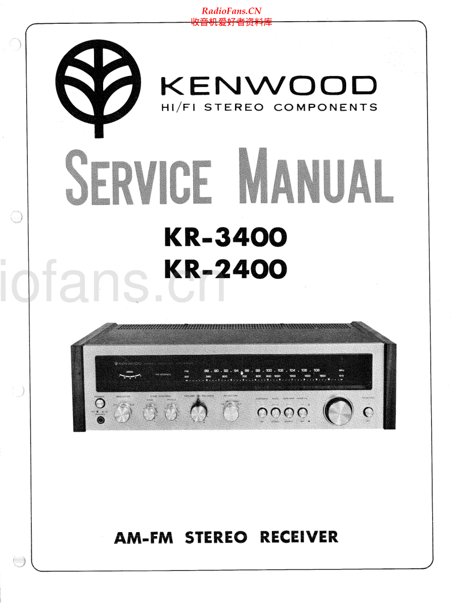 Kenwood-KR3400-rec-sm 维修电路原理图.pdf_第1页