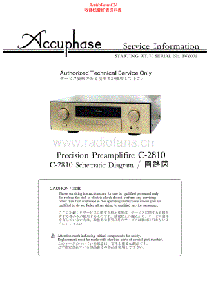 Accuphase-C2810-pre-sm维修电路原理图.pdf