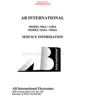 ABInternational-900A-pwr-sm维修电路原理图.pdf