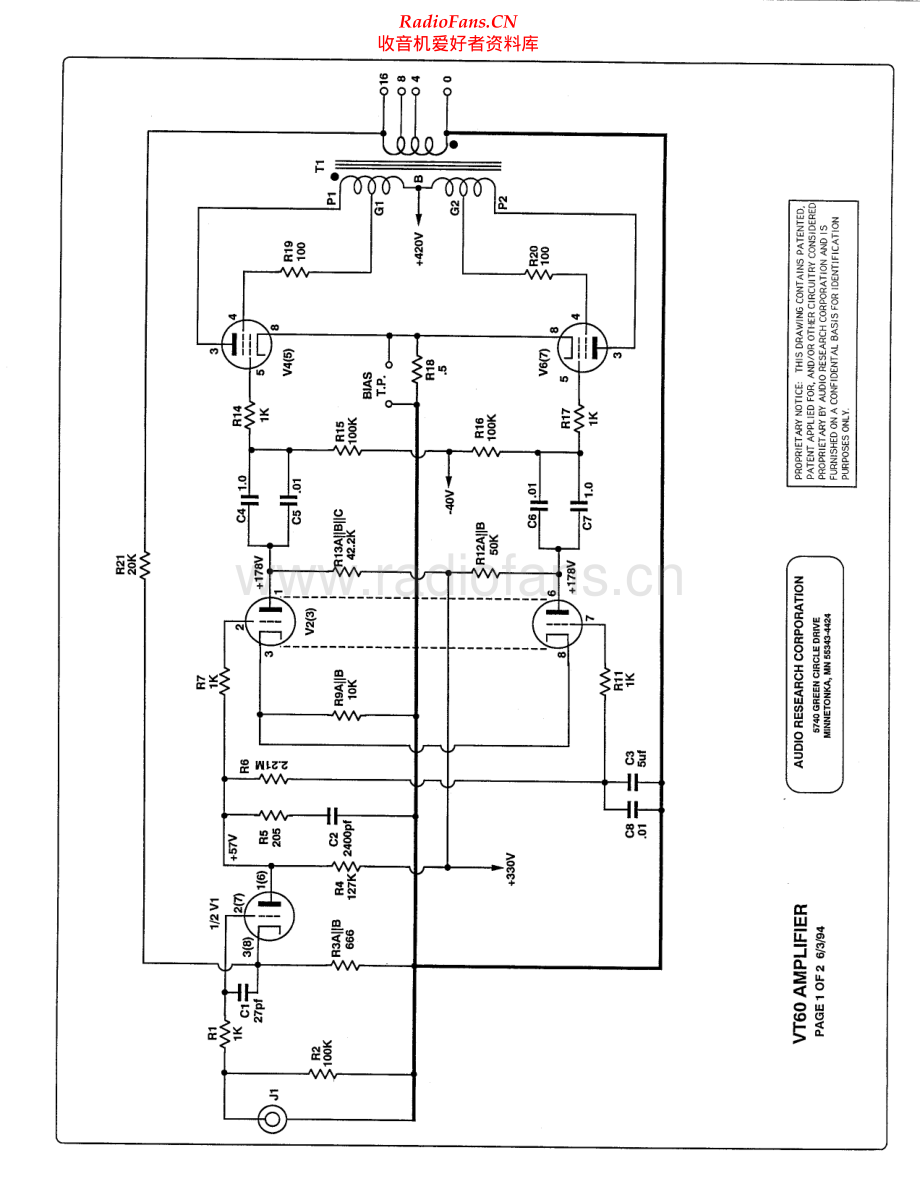 AudioResearch-VT60-pwr-sch维修电路原理图.pdf_第2页