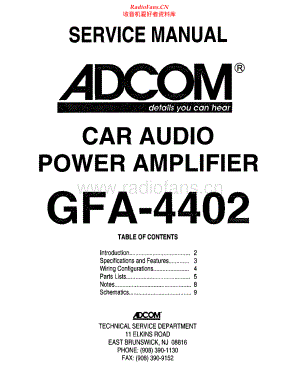 Adcom-GFA4402-cpwr-sm维修电路原理图.pdf