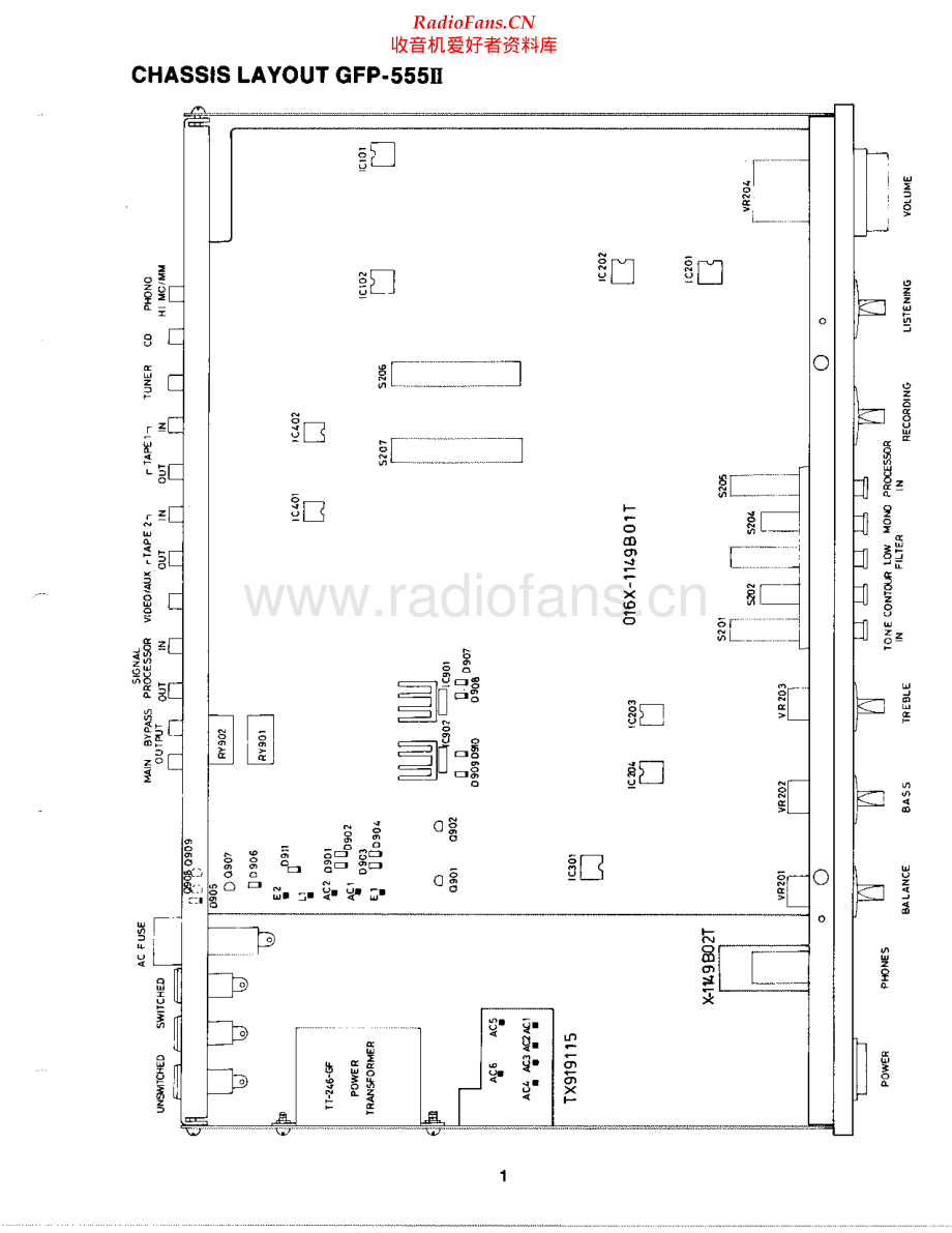 Adcom-GFP555II-pre-sm维修电路原理图.pdf_第2页