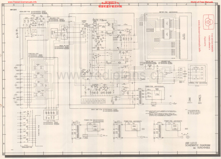 Akai-AMU210-int-sch维修电路原理图.pdf_第1页