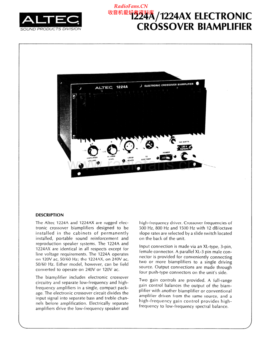 AltecLansing-1224AX-xover-sm维修电路原理图.pdf_第1页