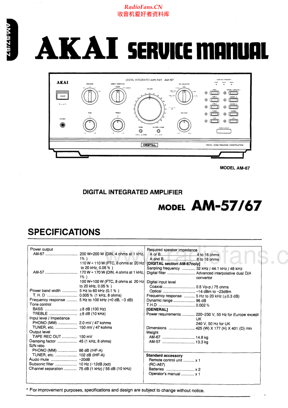 Akai-AM57-int-sm维修电路原理图.pdf_第1页