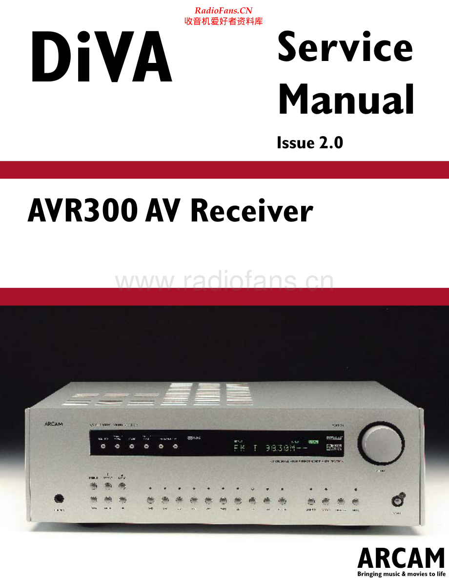 Arcam-AVR300-avr-sm维修电路原理图.pdf_第1页