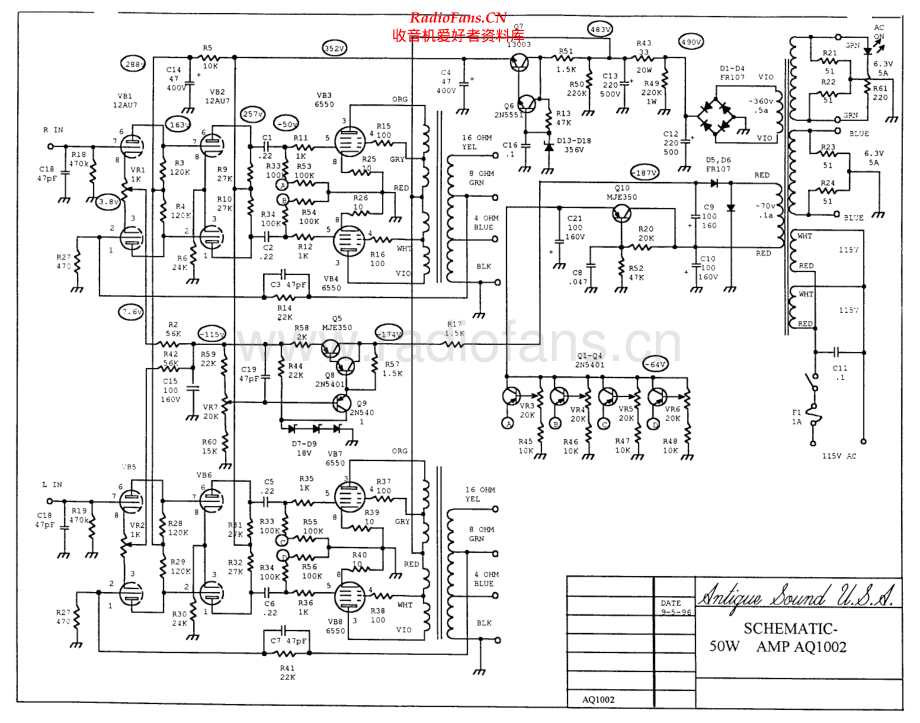 AntiqueSound-AQ1002-pwr-sch维修电路原理图.pdf_第1页