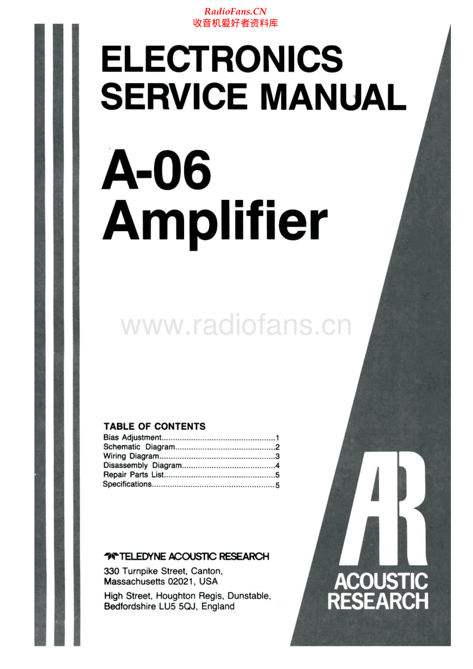 AcousticResearch-A06-int-sm维修电路原理图.pdf_第1页