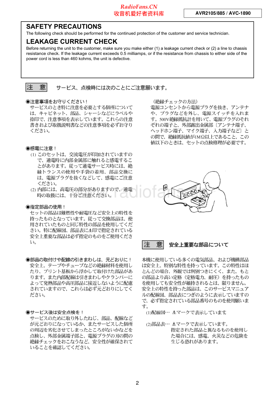 Denon-AVR885-avr-sm维修电路原理图.pdf_第2页