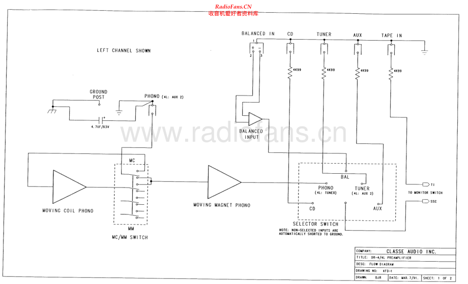 Classe-DR4-pre-sch维修电路原理图.pdf_第1页