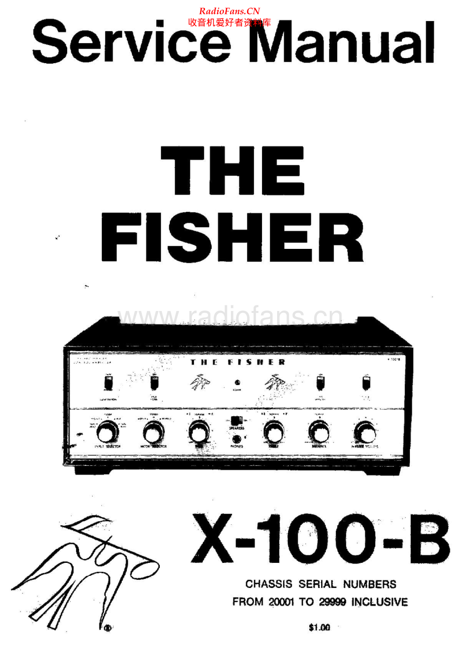 Fisher-X100B-int-sm维修电路原理图.pdf_第1页