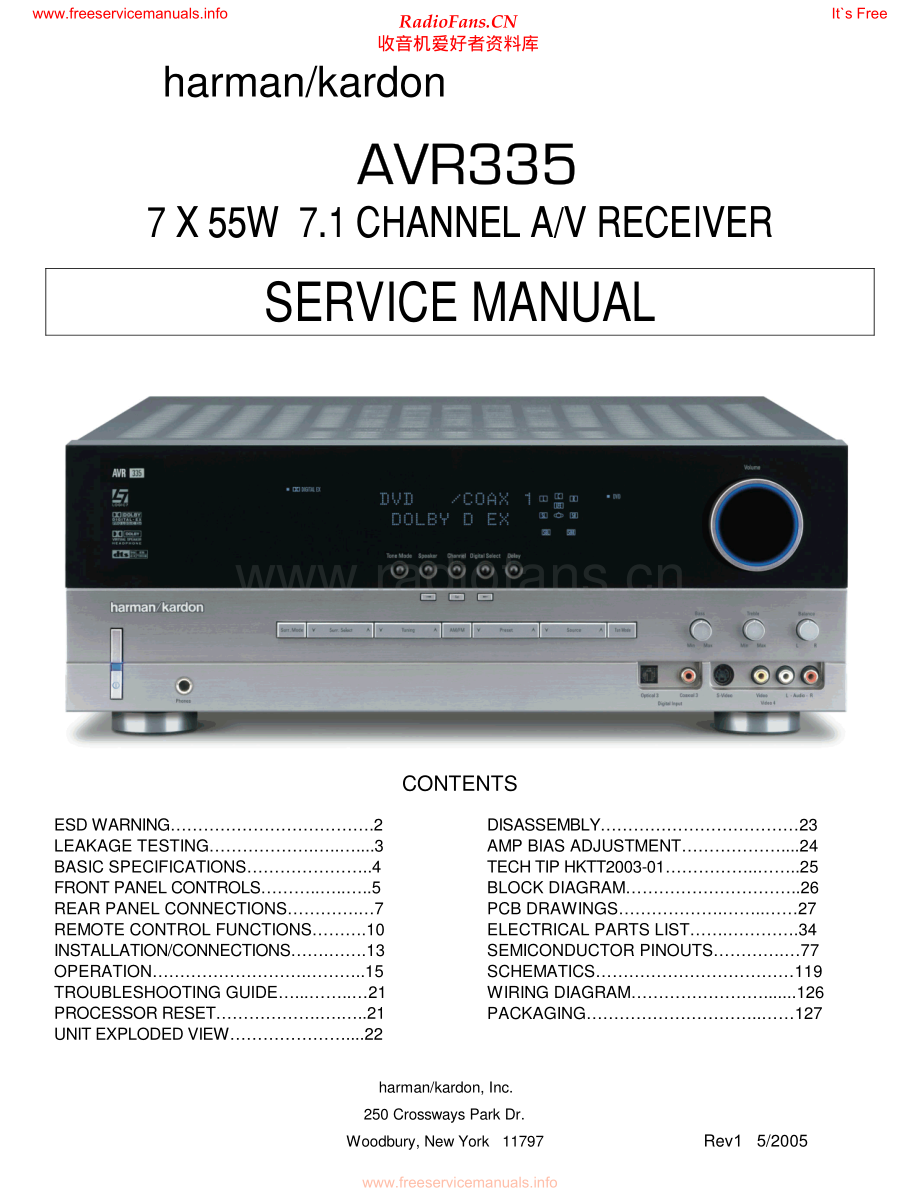 HarmanKardon-AVR335-avr-sm维修电路原理图.pdf_第1页