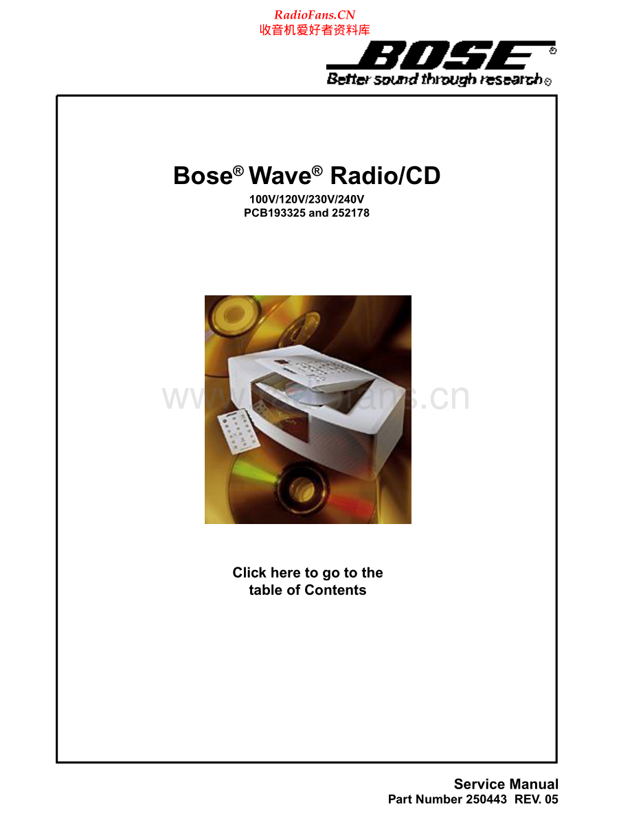 Bose-WaveCD-sm维修电路原理图.pdf_第1页