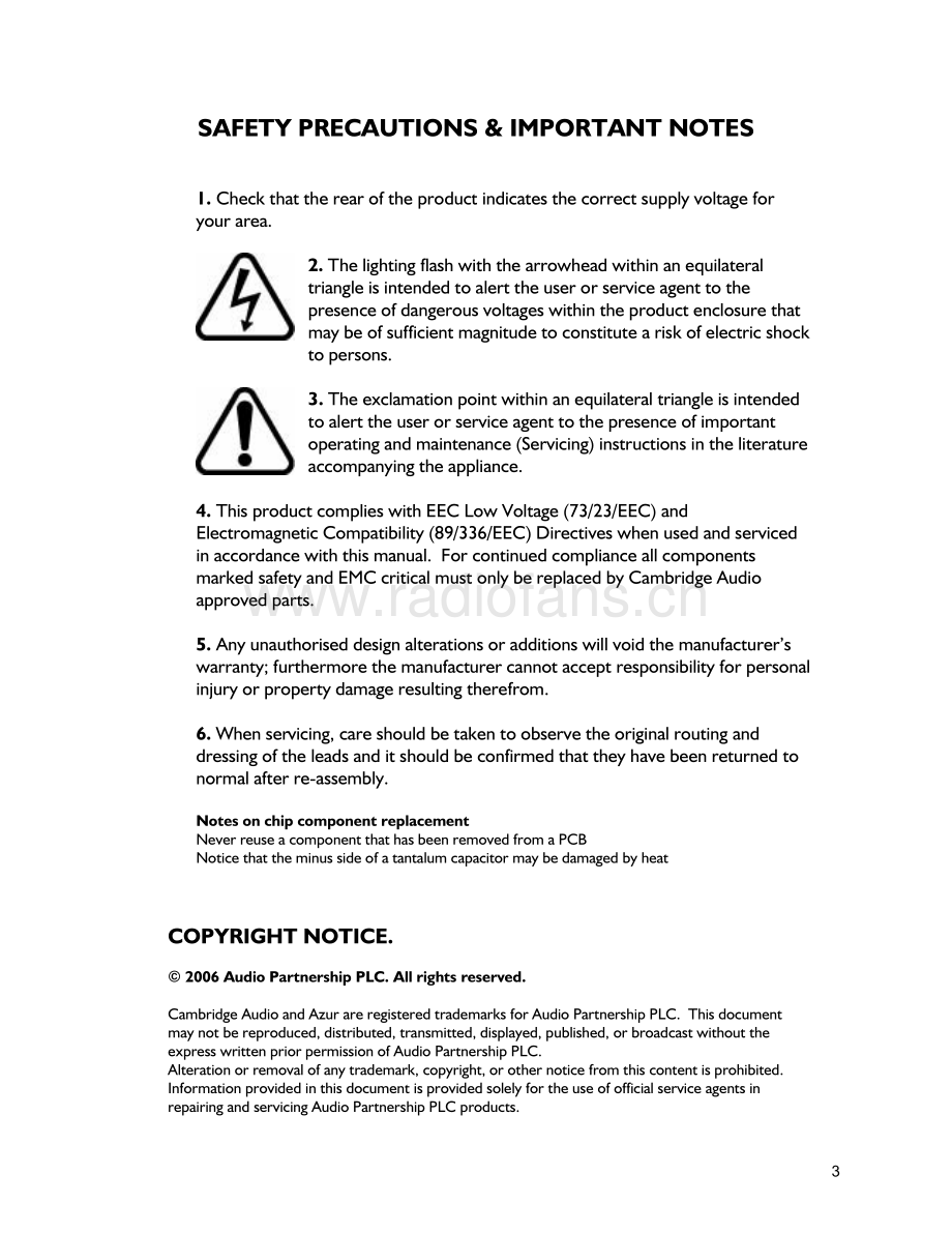 Cambridge-340ASE-int-sm维修电路原理图.pdf_第3页