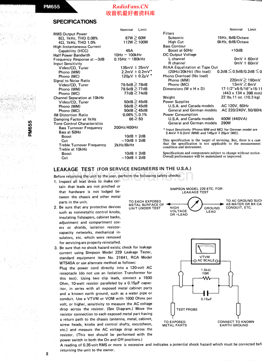 HarmanKardon-PM655-int-sm维修电路原理图.pdf_第2页