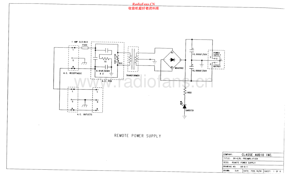 Classe-DR6L-pre-sch维修电路原理图.pdf_第1页