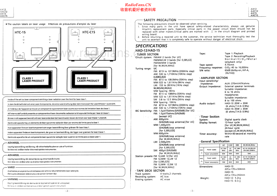 Hitachi-AXC12-mc-sm 维修电路原理图.pdf_第2页