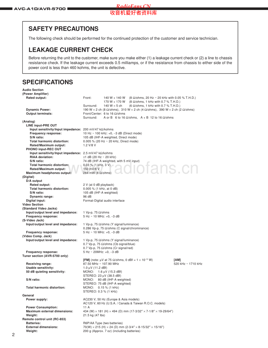 Denon-AVR5700-avr-sm维修电路原理图.pdf_第2页