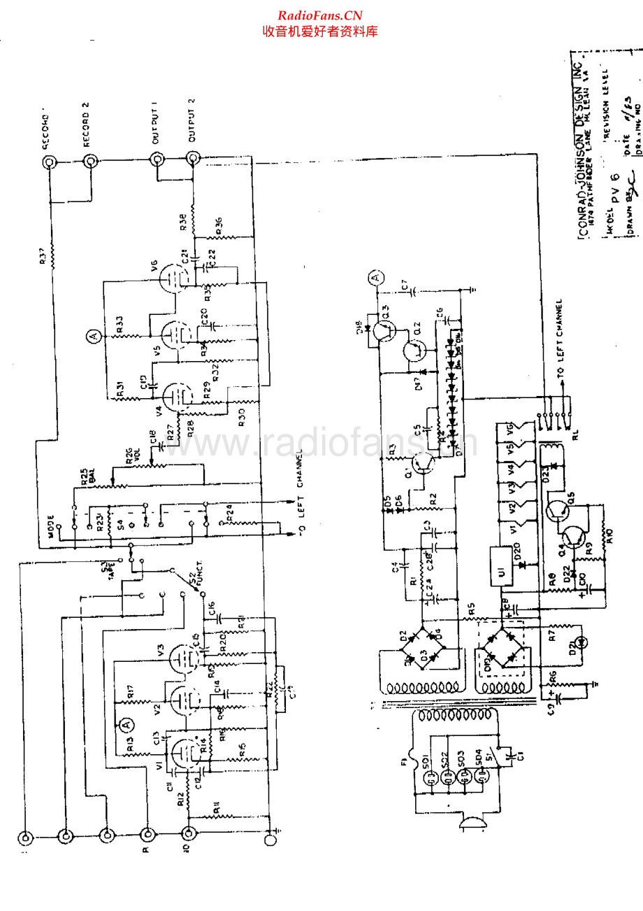 ConradJohnson-PV6-pre-sch维修电路原理图.pdf_第1页