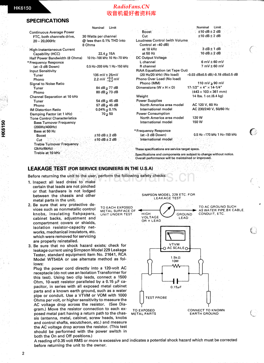 HarmanKardon-HK6150-int-sm维修电路原理图.pdf_第2页