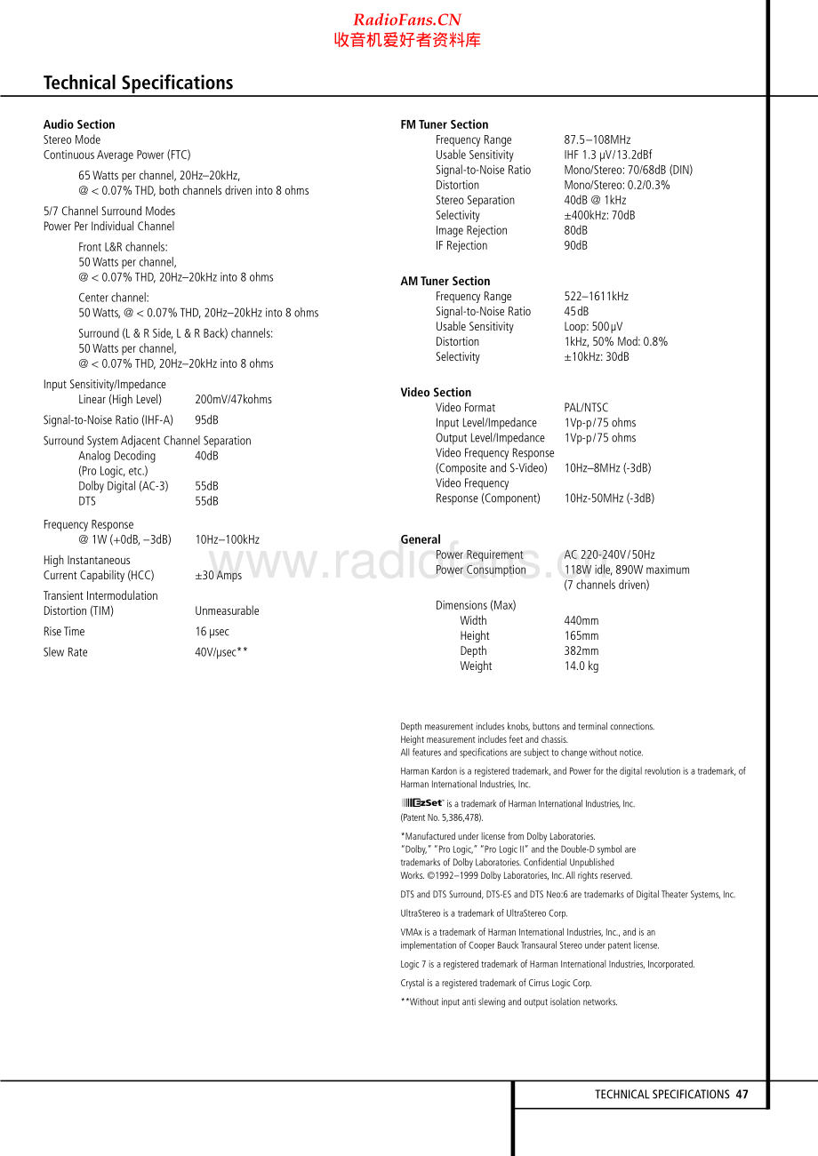 HarmanKardon-AVR507-av-sm维修电路原理图.pdf_第2页