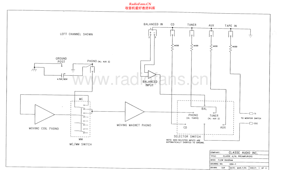 Classe-Model4-pre-sch维修电路原理图.pdf_第1页