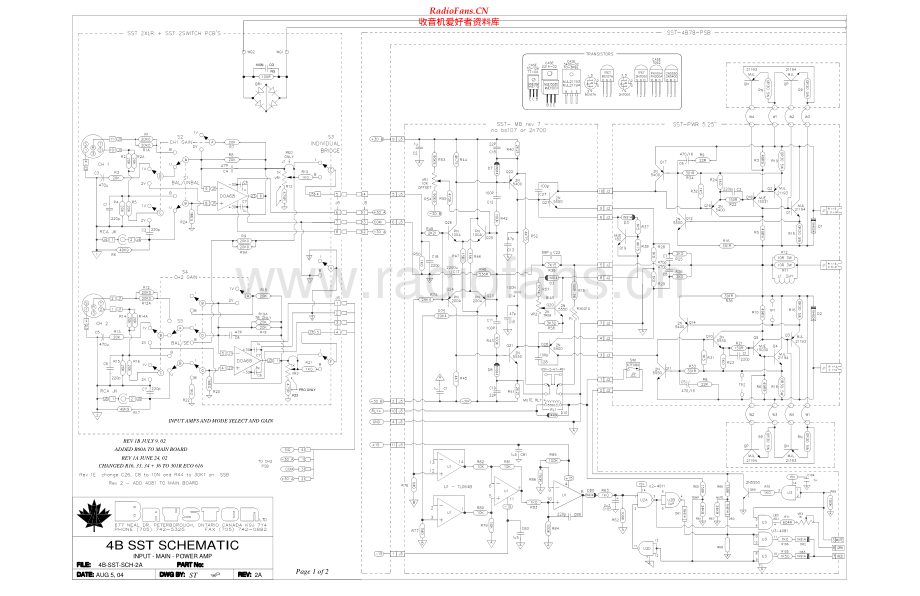 Bryston-4B-SST-pwr-sch维修电路原理图.pdf_第1页