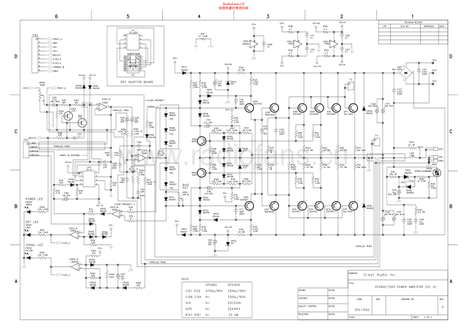 Crest-CPX1500-pwr-sch维修电路原理图.pdf_第1页