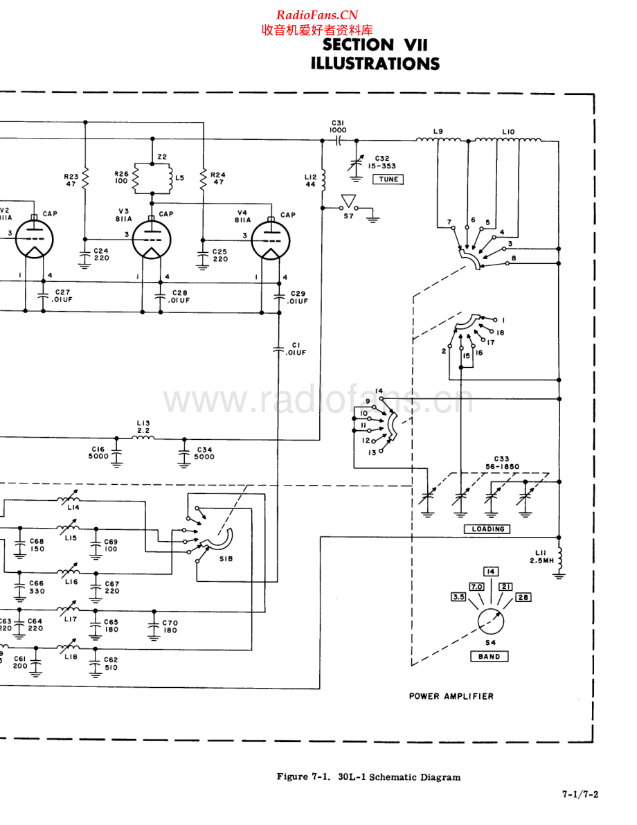 Collins-30L-pwr-sch维修电路原理图.pdf_第1页